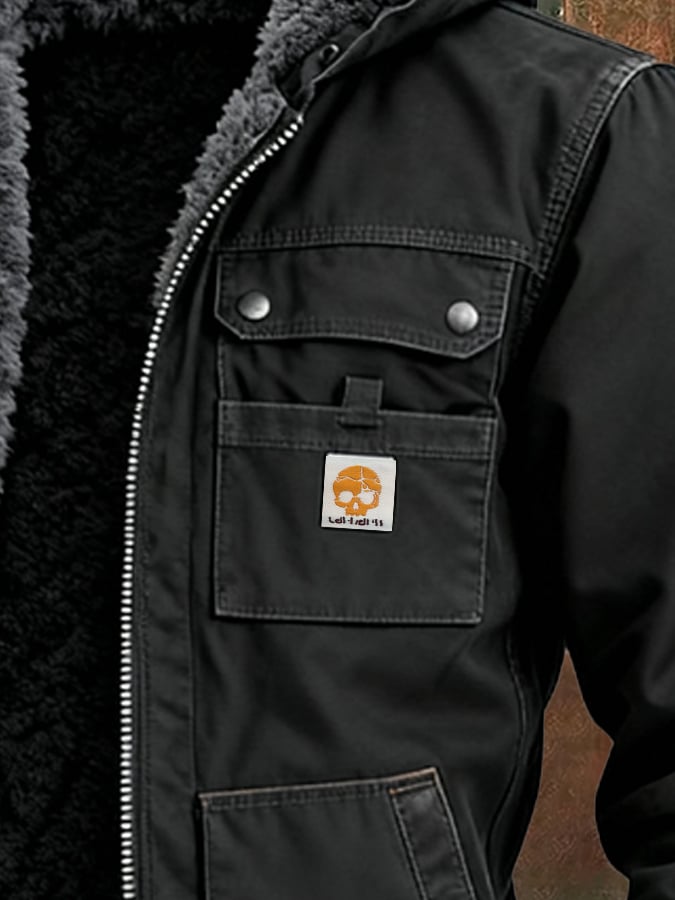 GÓRSKI KRAKÓW™ | ZIMOWA KURTKA Z USTRUKTURYZOWANYMI KIESZENIAMI