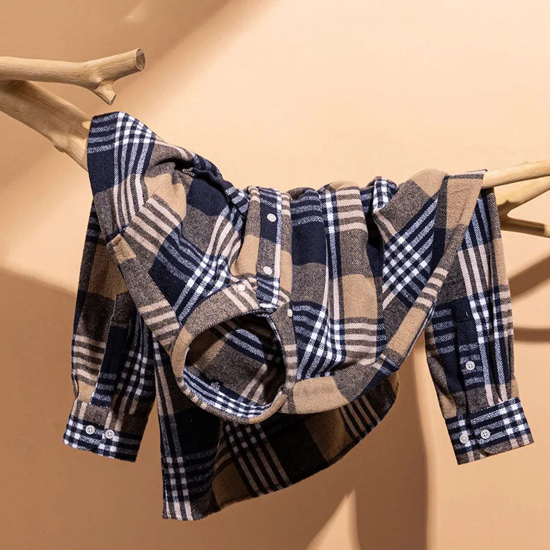 GÓRSKI KRAKÓW™ | LUKSUSOWA KOSZULA Z FLANELOWEJ BAWEŁNY