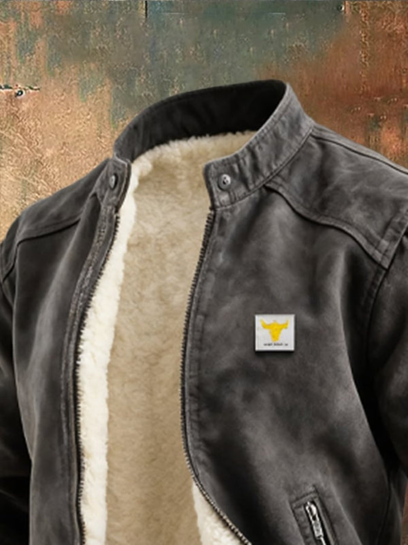 GÓRSKI KRAKÓW™ | ZAMSZOWA KURTKA ZIMOWA