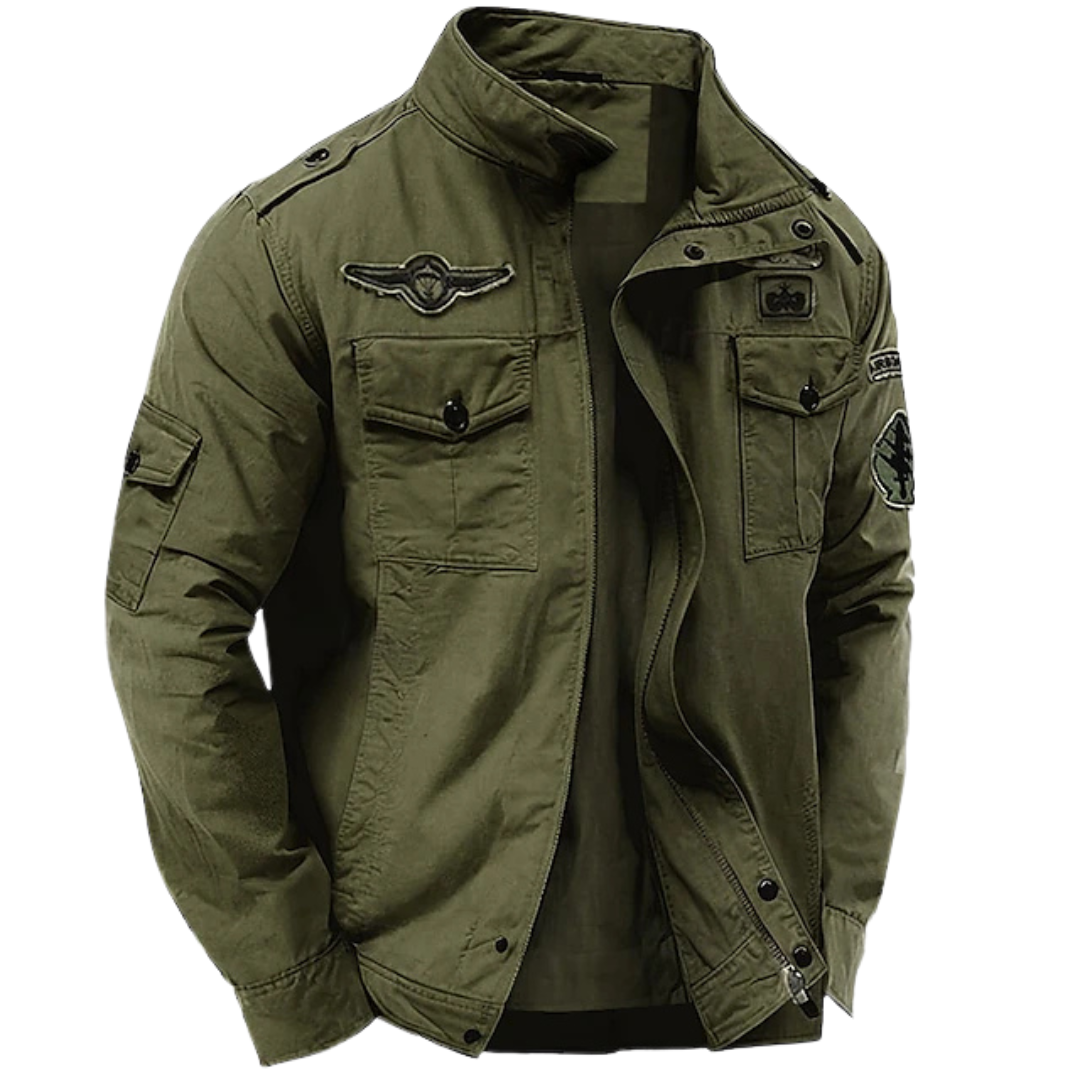 DUCHÊNE BORDEAUX™ | VESTE MILITAIRE STRUCTURÉE