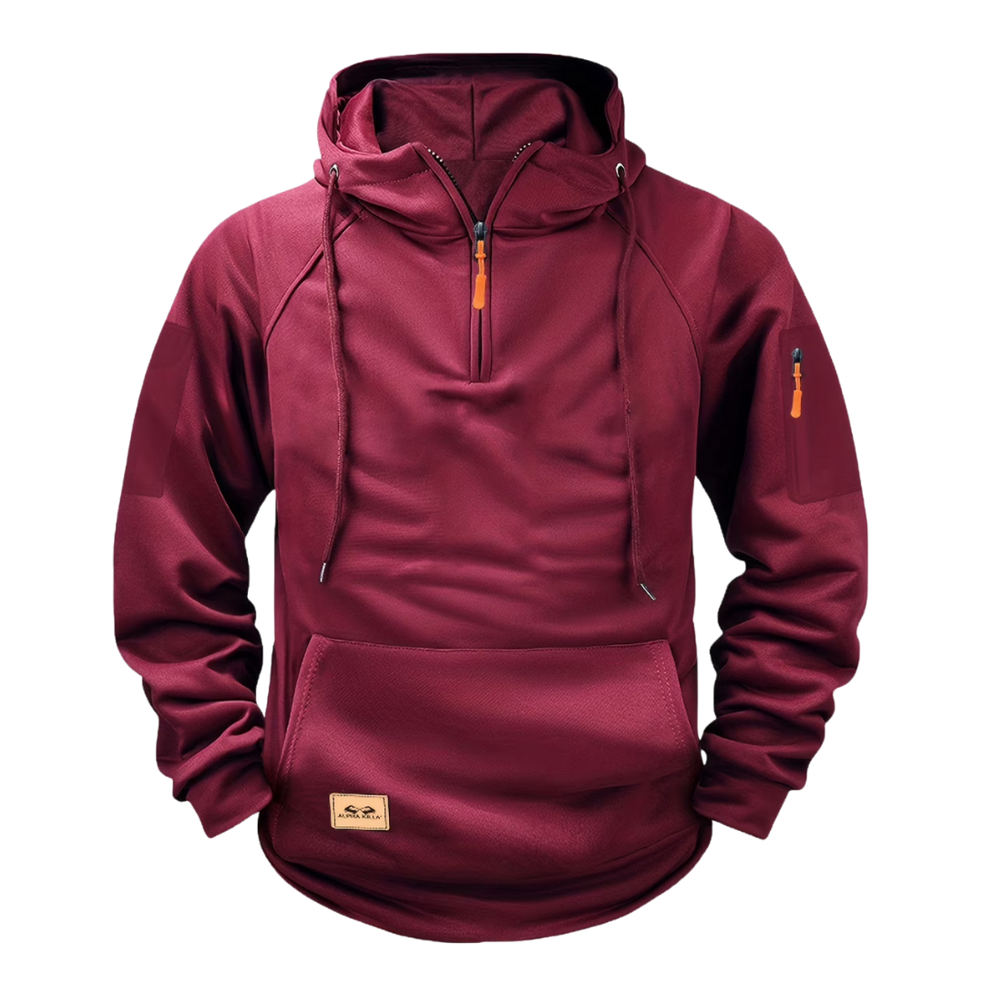 GÓRSKI KRAKÓW™ | HOODIE Z PÓŁZAMKIEM O KOJĄCEJ, STABILNEJ LINI