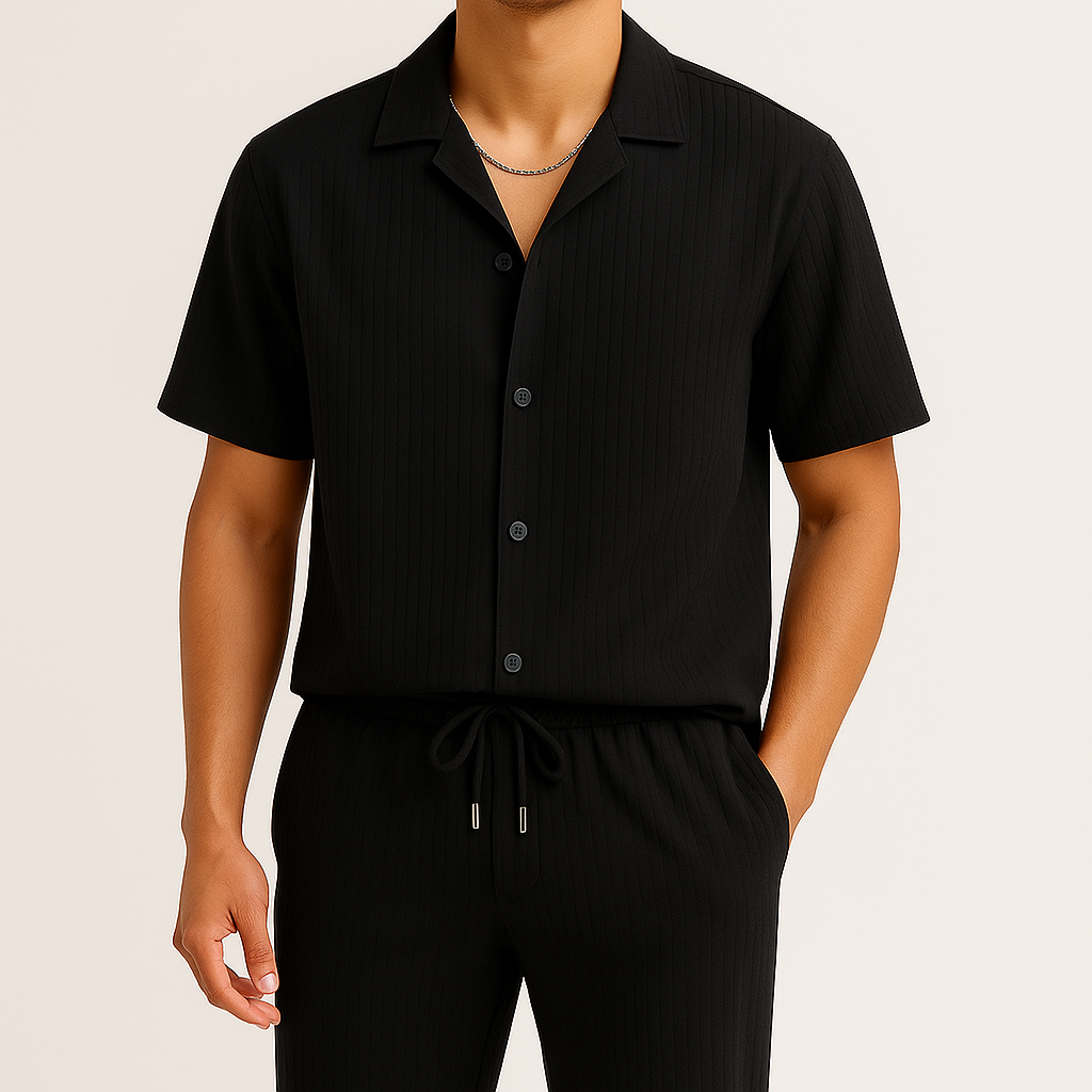 DUCHÊNE BORDEAUX™ | ENSEMBLE DÉCONTRACTÉ EN LIN