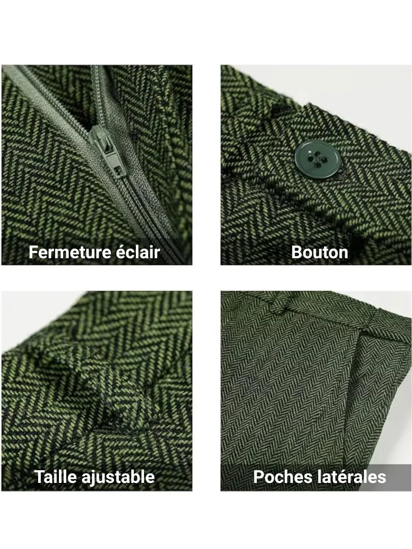 DUCHÊNE BORDEAUX™ | COSTUME 3 PIÈCES DISTINGUÉ POUR HOMME