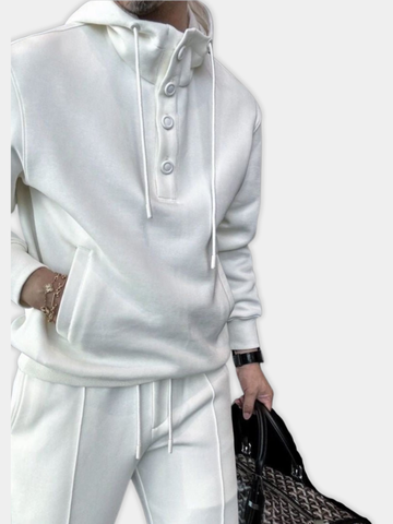 DUCHÊNE BORDEAUX™ | ENSEMBLE DÉCONTRACTÉ À CAPUCHE