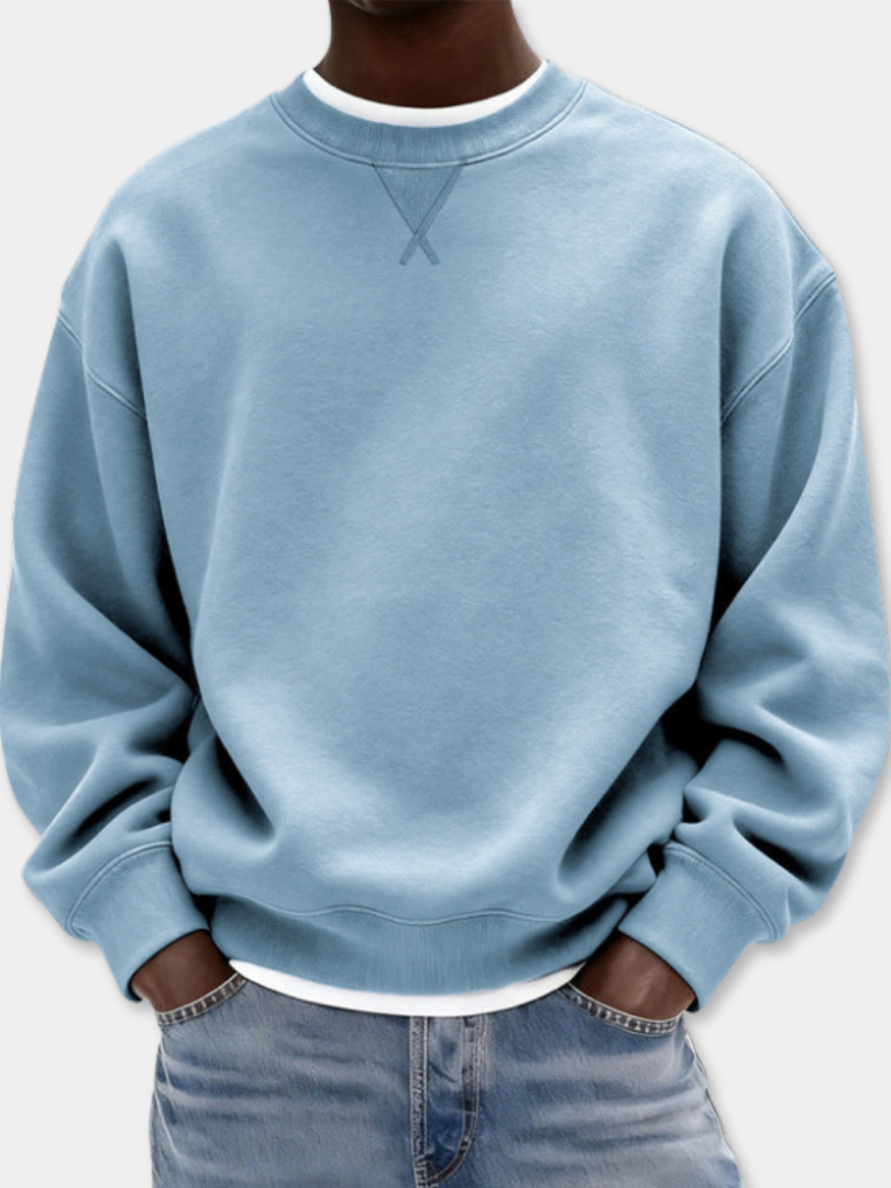 GÓRSKI KRAKÓW™ | BLUZA O NOWOCZESNEJ, CZYTELNEJ LINI Z OKRĄGŁYM KOŁNIERZEM