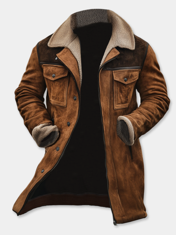 DUCHÊNE BORDEAUX™ | MANTEAU LONG CLASSIQUE POUR HOMME