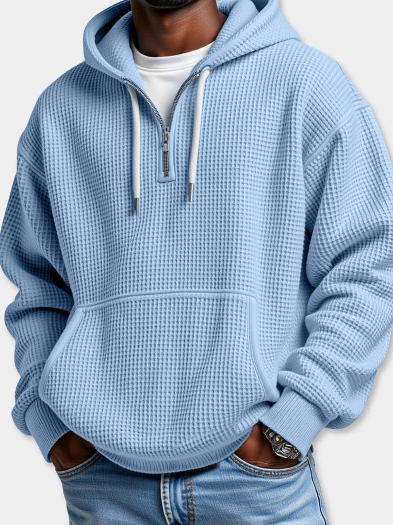 GÓRSKI KRAKÓW™ | HOODIE Z TEKSTURĄ I PÓŁZAMKIEM