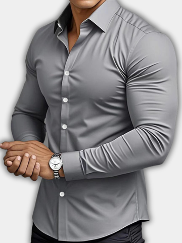 GÓRSKI KRAKÓW™ | KOSZULA NIEWYGNIECIONA Z ELASTYCZNEJ TKANINY