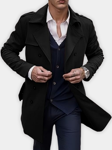 GÓRSKI KRAKÓW™ | ELEGANCKI PŁASZCZ MĘSKI O KONTROLOWANEJ FORMIE