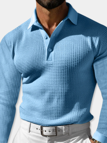 GÓRSKI KRAKÓW™ | DOPASOWANE POLO Z TEKSTUROWANEJ, STRUKTURNEJ DZIANINY