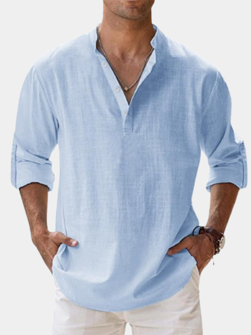 GÓRSKI KRAKÓW™ | KOSZULA Z ODDYCHAJĄCEGO LNU