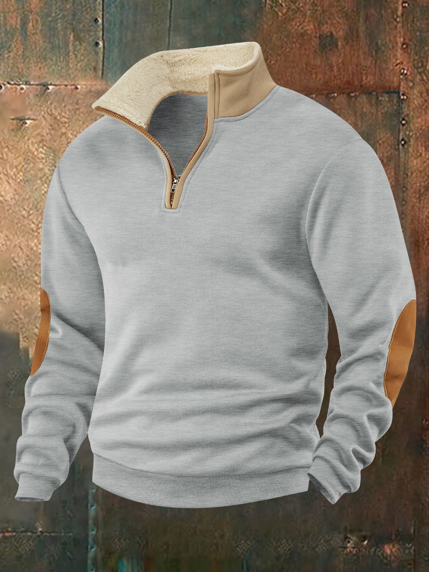 GÓRSKI KRAKÓW™ | BLUZA HALF-ZIP Z PODWÓJNYM KOŁNIERZEM