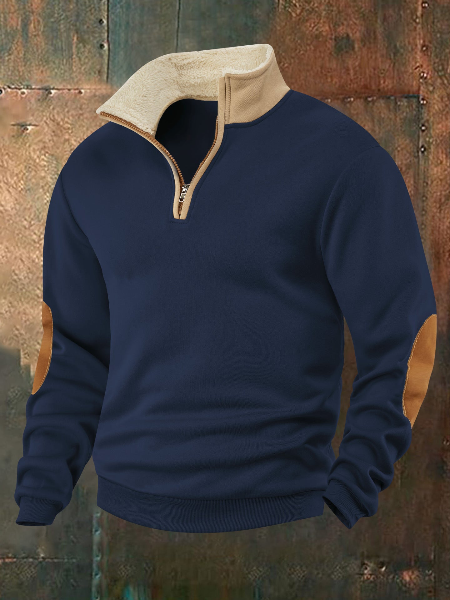 GÓRSKI KRAKÓW™ | BLUZA HALF-ZIP Z PODWÓJNYM KOŁNIERZEM