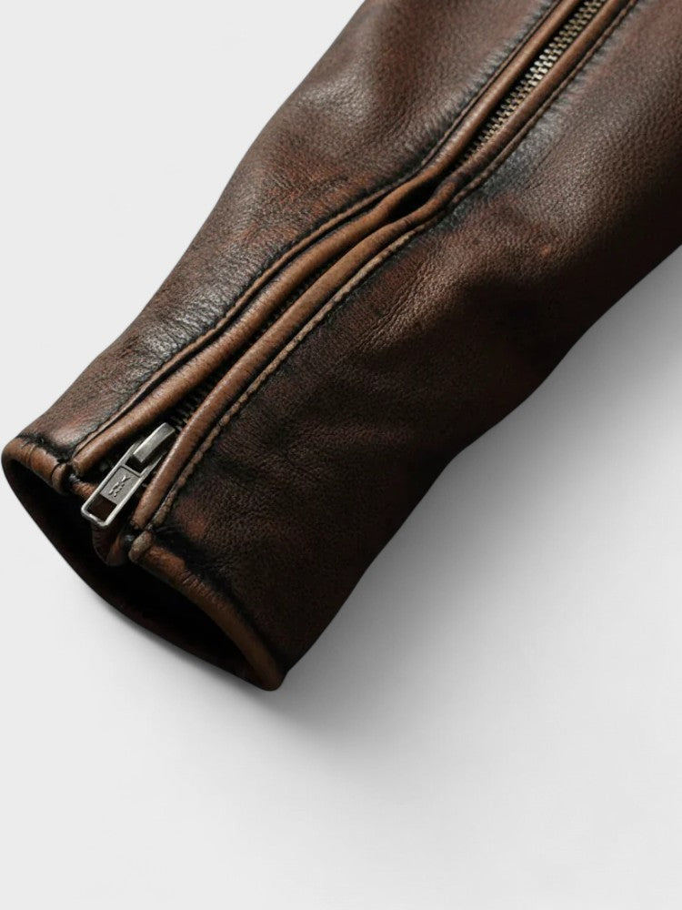 DUCHÊNE BORDEAUX™ | BLOUSON ÉLÉGANT À COL MONTANT