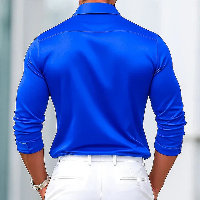 GÓRSKI KRAKÓW™ | PREMIUM KOSZULA SATYNOWA O ELEGANCKIM WYKOŃCZENIU