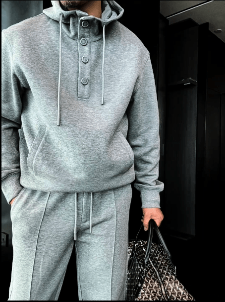 DUCHÊNE BORDEAUX™ | ENSEMBLE DÉCONTRACTÉ À CAPUCHE