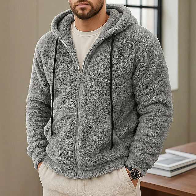 DUCHÊNE BORDEAUX™ | VESTE HOMME PREMIUM EN MAILLE DOUCE